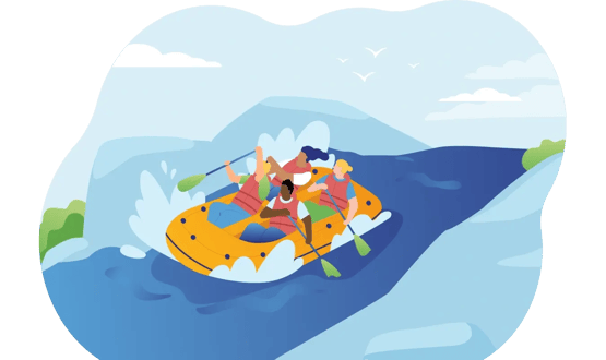 river-rafting-illustration-2